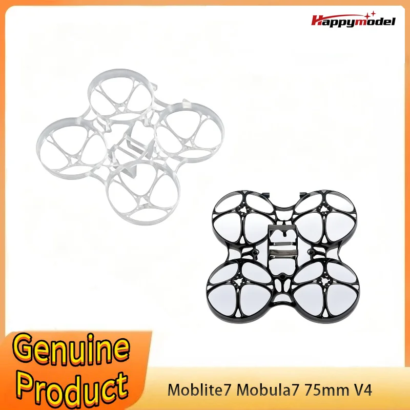 

Happymodel Mobula7 V4 Frame 75mm 2s Bwhoop Frame Upgrade Spare Part for Mobula 7 FPV Racing Drone Quadcopter