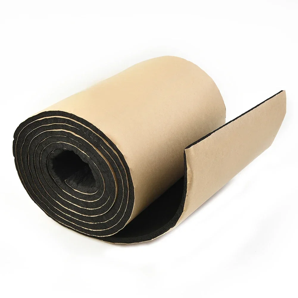 

250x20cm 6mm Car Auto Door Garage Protector Wall Guard Sticker For Bumper Safety Rubber Plastic Cotton Black Safety Parking
