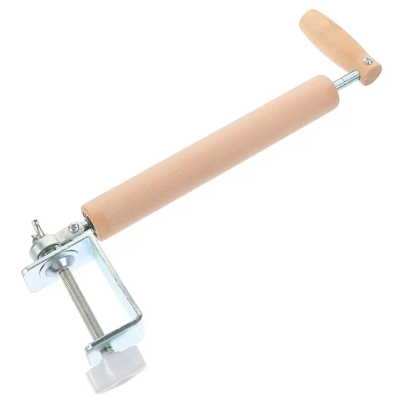 ABBP-Premium Wooden Rolling Pin For Baking - 360° Rotating Handle, Non-Stick Surface, Ideal For Dough, Pizza, And Pastries