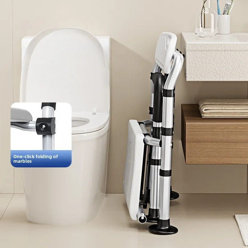 Multifunctional elderly Stool chair toilet non-slip bathing foot stool bathing petite design taburete baño Bathroom furniture