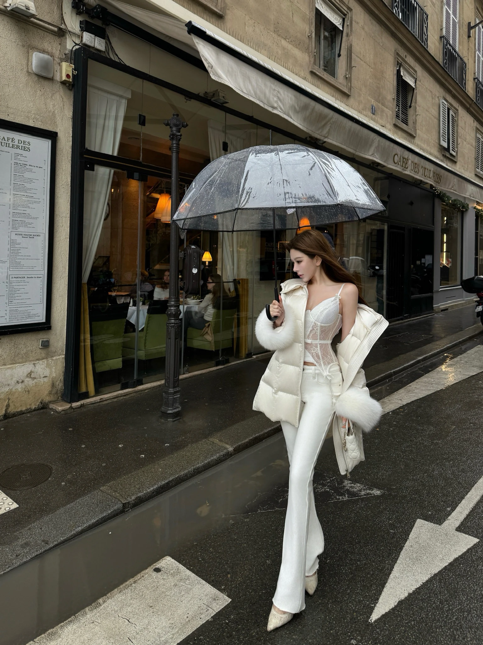 

Woppei Women's Fce Lined Flared Jeans Straight Leg Low Waist Long Pants Winter Comfortable Skin Friendly Slim Fit Casual S...