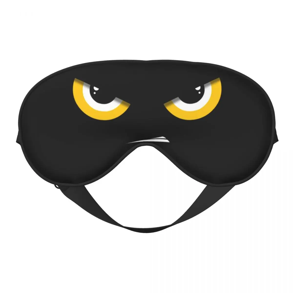 

Регулируемая повязка на глаз с черным котом на заказ, повязка на глаза с котенком для мужчин и женщин, дорожная маска для сна, накладки на глаза для обеденного перерыва