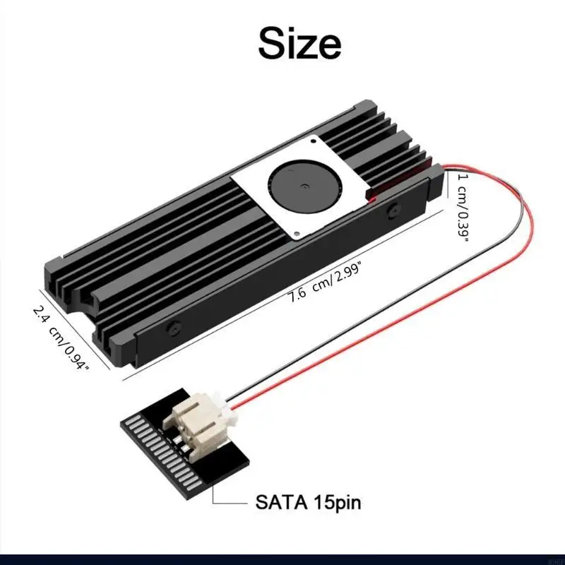 896F Heatsink NVME PCIE for M2 2280 SSD Hard Disk Aluminum Cooling Heat Sink Heatsink Cooler Thermal Cooling Pad