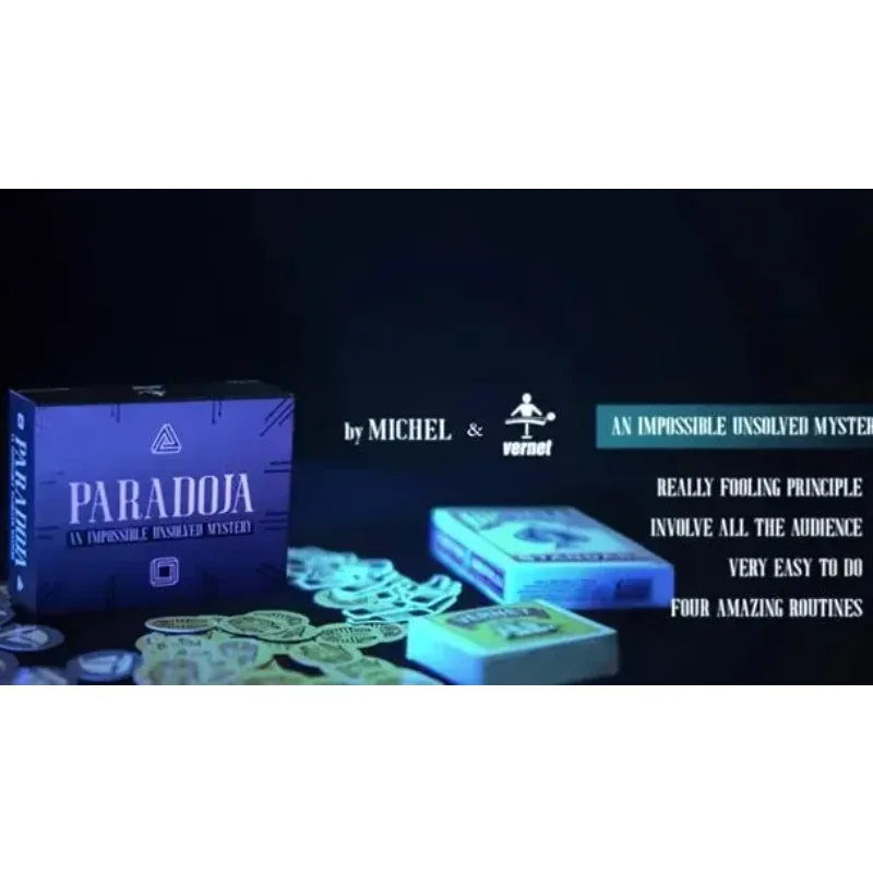 خدعة بارادوجا السحرية من ميشيل - الوهم البطاقة الفوري، وسيلة للتحايل الذهنية عن قرب، دعائم سحرية للشارع لخدعة سطح السحرة