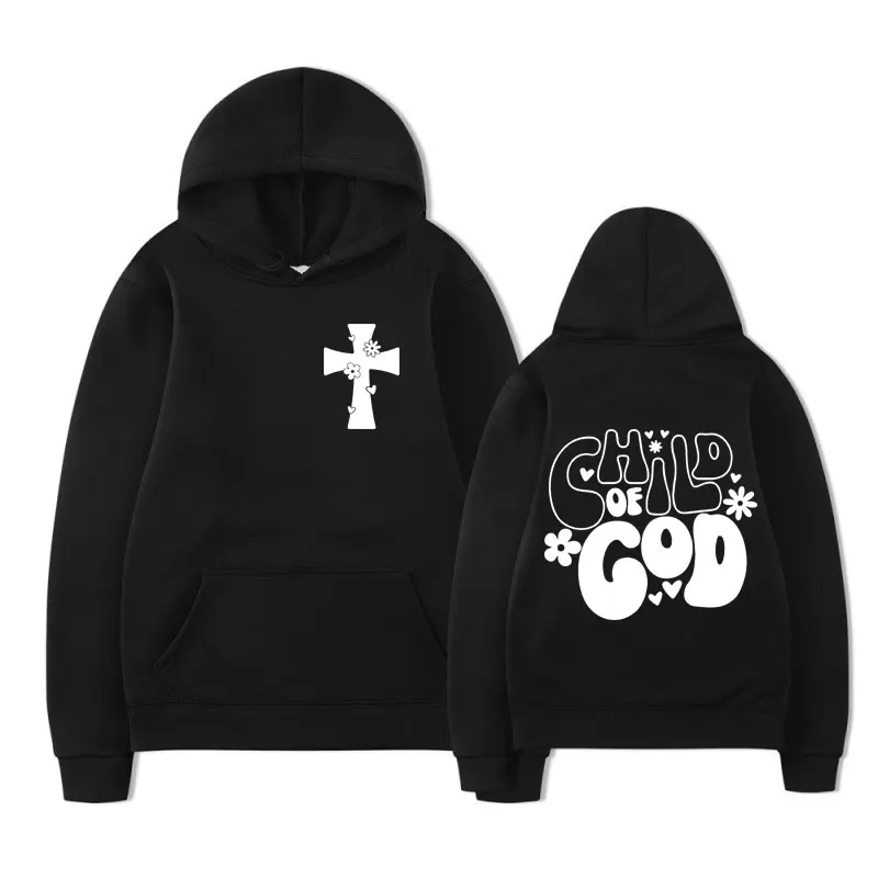 

Funny Child of God Hoodie Jesus is King Christian oversized street New in sweatshirts men women y2k clothing Fashion pullover