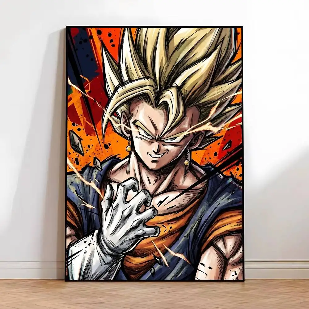 1 Stück Anime Dragon Ball Vegeta Poster HD-Druck Vintage Wandkunst Dekoration für Zuhause und Arbeitszimmer – Detail 6