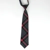 Lazy JK Ties Women Plaid Neck Tie Girls Japanese Style for White Shirts Uniform Cute Necktie Plaid School Boys Ties Accessories 4