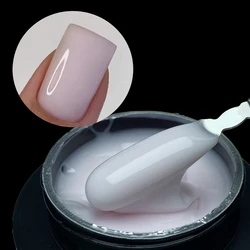 Jillnails Milky Pink Medium Gel Russian Self Leveling Builder Extension Gel Nail Building 50g