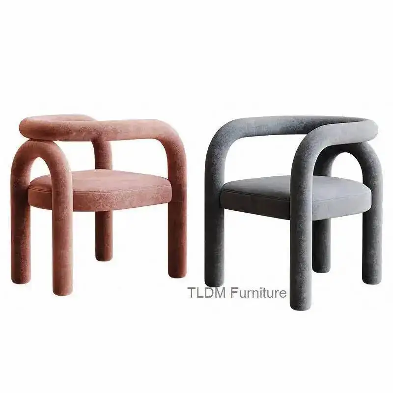 كرسي غرفة المعيشة الحديثة الحد الأدنى غرفة الشمال أريكة الكراسي شقة صغيرة شرفة كرسي الترفيه ضوء كرسي طعام فاخر #1