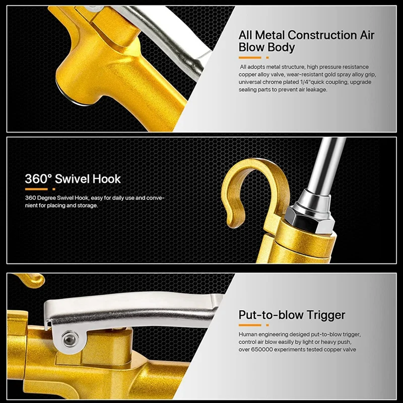 Air Blower High Volume Industrial Air Blower Pneumatic Dust Cleaning Tool For Compressor Accessories