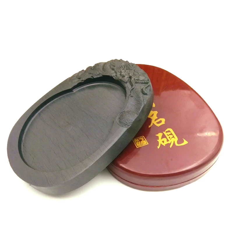 

5-8 Inches Natural Rock Inkstone Calligraphy Writing Creation Ink Stone Traditional Chinese Painting Inkslab Ink Grinding Plate