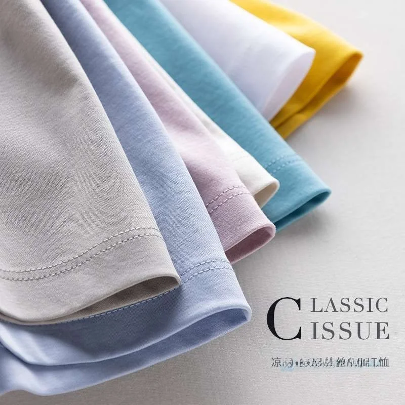 

Women's Loose Slim round Ne ort Sve Chien Collar T-irt Cleanfit Sle Other Material 00% Linen A-line Sve