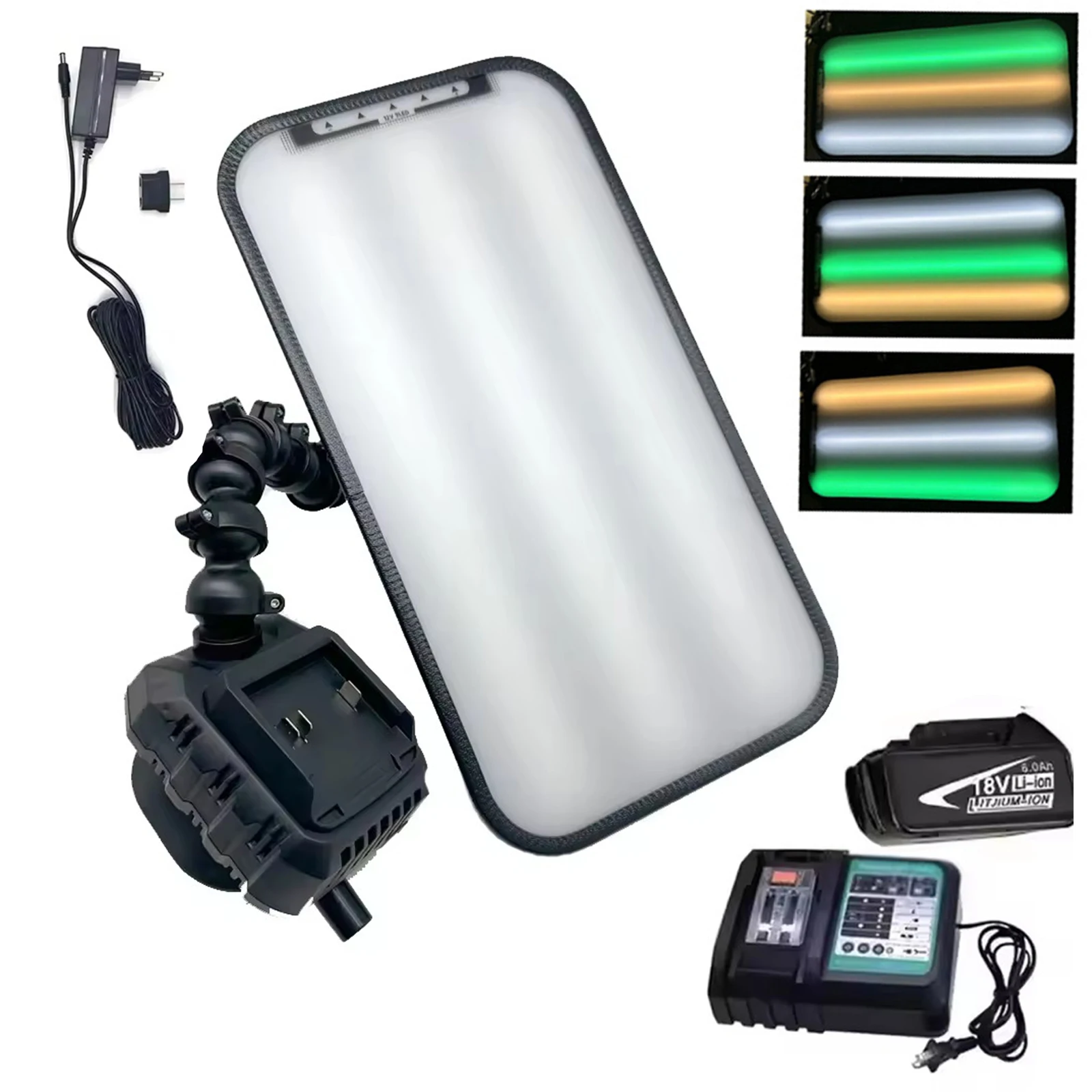 

PDR Light 3-Line Board Unpainted Dent Repair Tool with 9 LED Car Dent Repair Lights