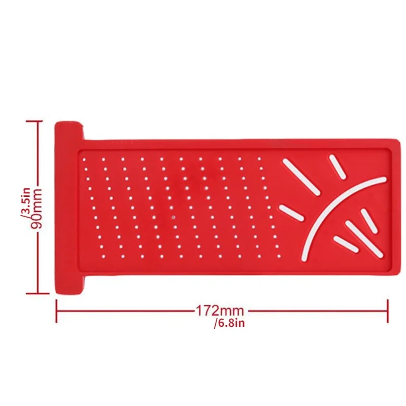 1pc Plastic Precision Woodworking Scribe Mark Line Gauge T-Type Cross-Out Ruler Carpenter Measurement Measuring Tool Angle Ruler