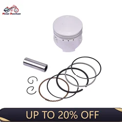 49mm 49.25mm 49.5mm 49.75mm 50mm STD ~ +100 125cc Motorbike Piston Rings Kit For Yamaha YFM125S GRIZZLY 125 2004 YFM125 YFM 125
