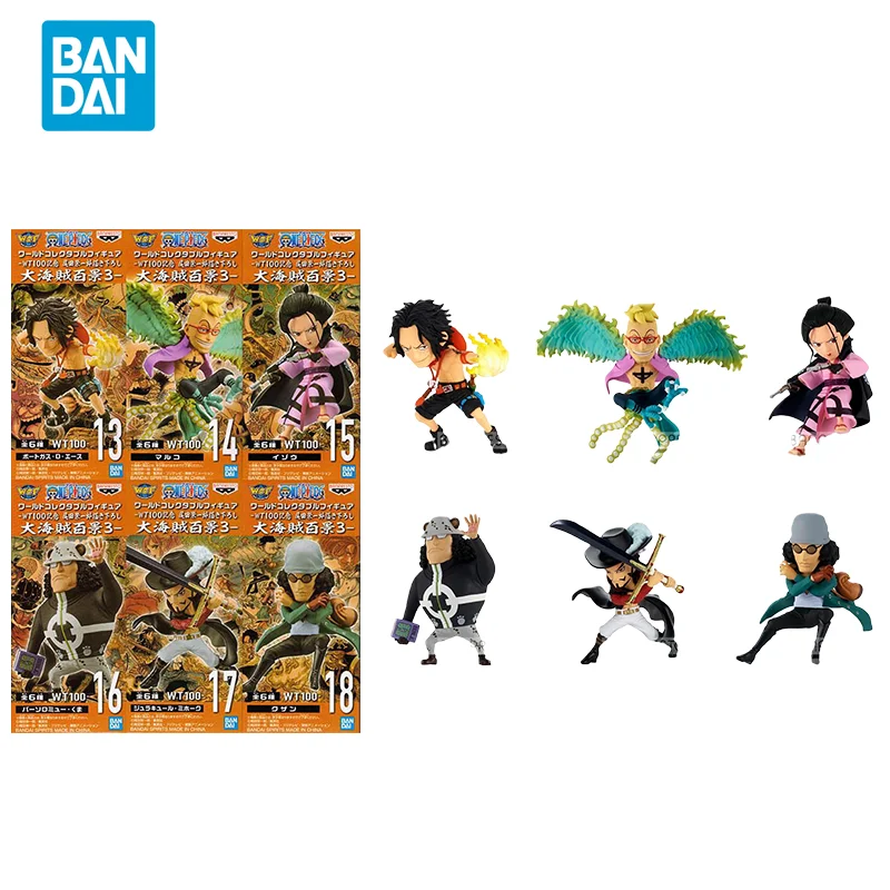 Bandai Original One Piece WCF THE GREAT PIRATES 100 LANDSCAPES Vol3 Finished Goods Anime Action Figures Toys Gift for Children