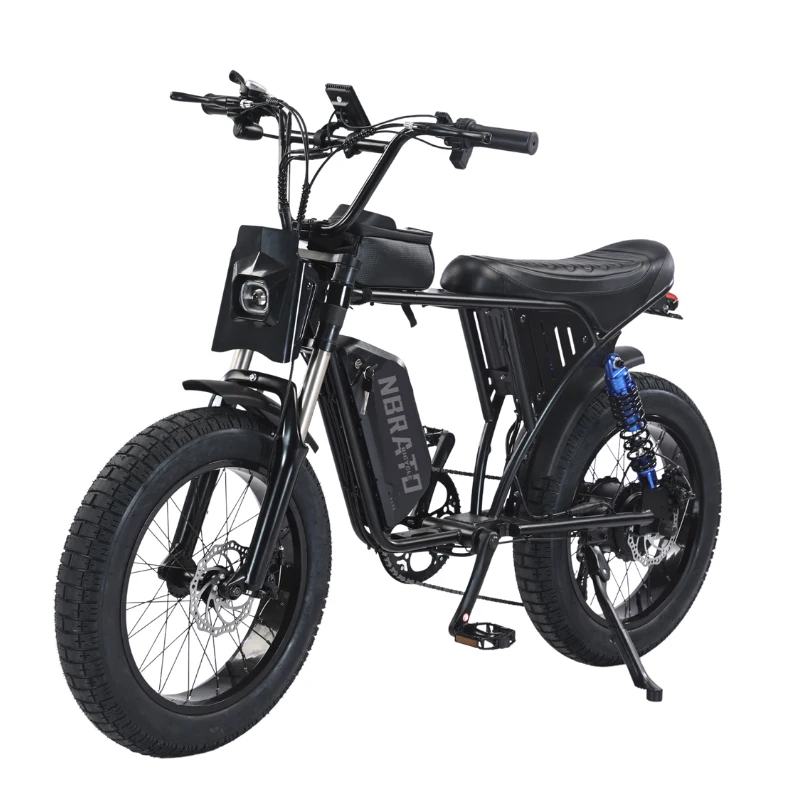 

California Warehouse 20inch 48V 750W 18.2Ah Snow Full Suspension Electric Bike Off-road Ebike