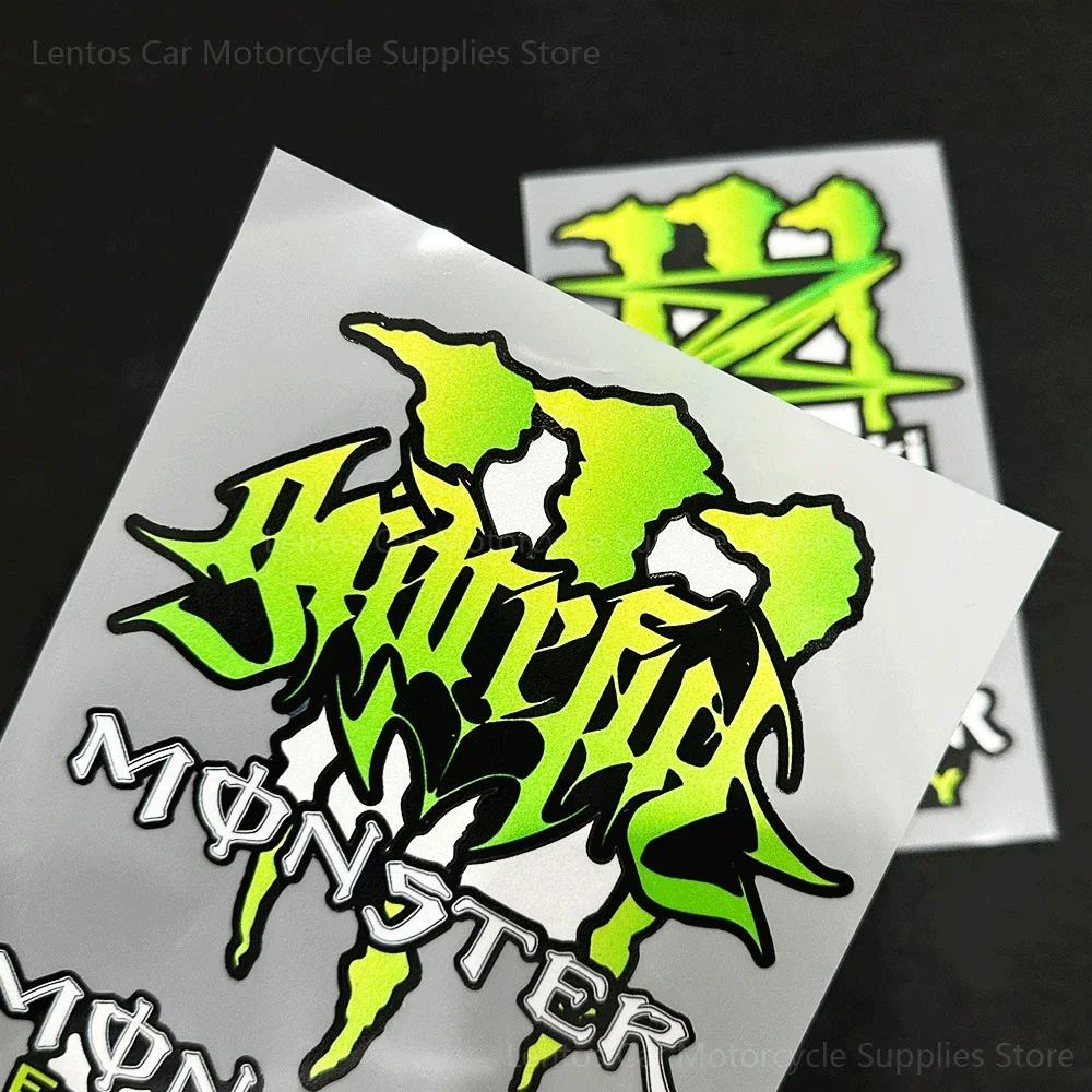 دراجة نارية الجانب قطاع ملصق سيارة ملصق حائط من الفينيل جميع دراجة نارية ملصق ملصقات عاكسة سيارة الديكور