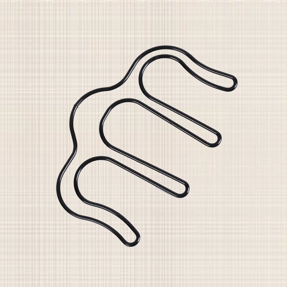 

Metal M-Shaped Clip Premium Electroplated Creative Bookmark For Notes Photos School Office Supplies Music Instrument Accessories