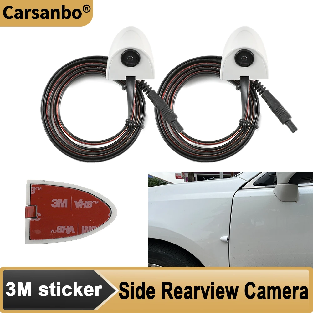 

Боковая камера заднего вида для автомобиля, камера для слепых зон для седана, пикапа, ночного видения, водонепроницаемый помощник по парковке