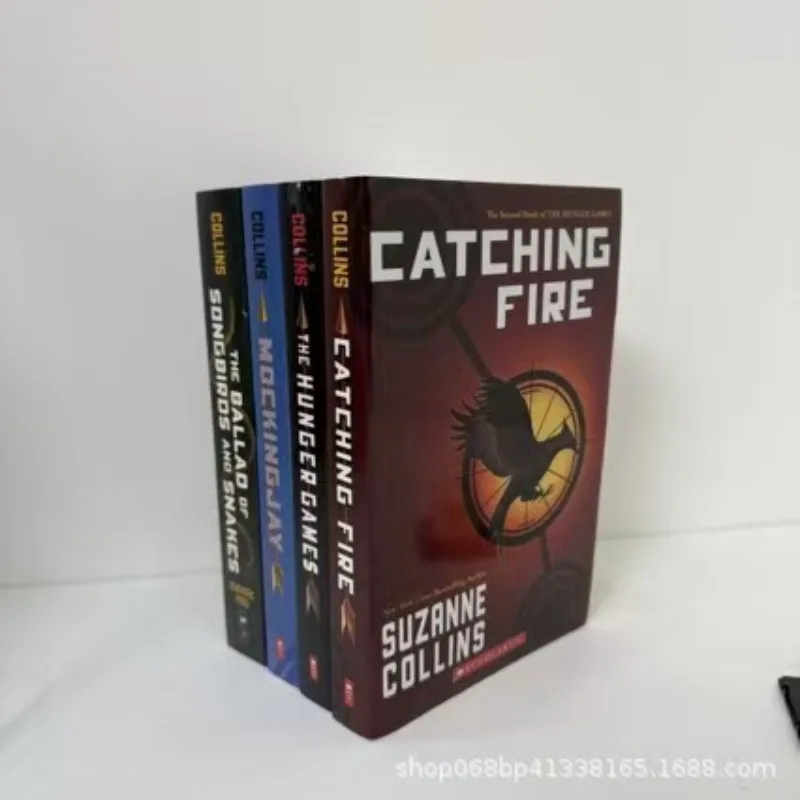 The Hunger Games 1-4 Full Set English Novels Suzanne Collins Paperback In Stock Fast Shipping