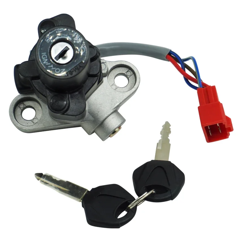 Fuel Gas Cap Ignition Switch Seat Lock Set Fit For Yamaha V-Star XVS250/650/1100