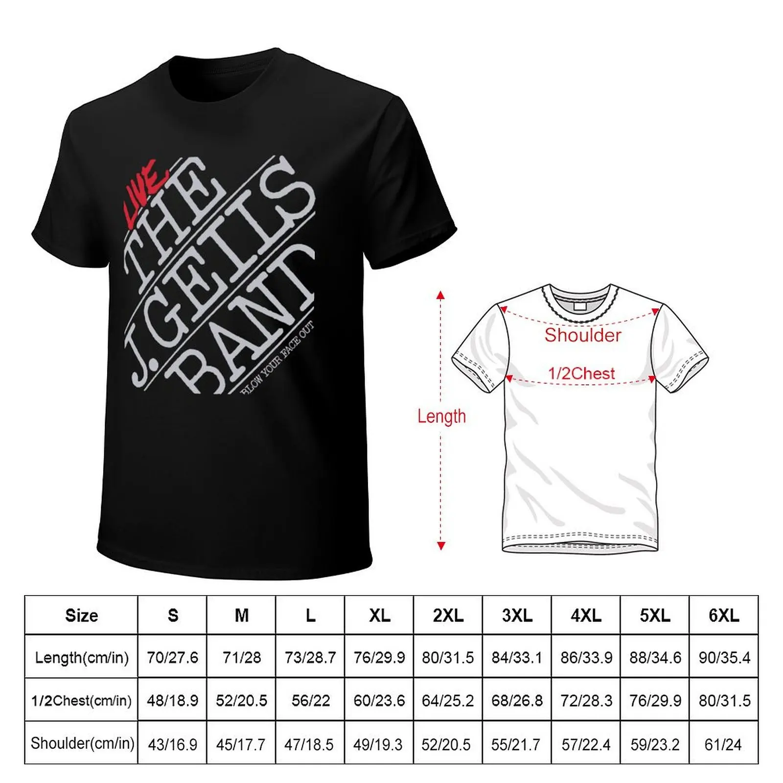 Matta The J Geils Mens T-Shirt Casual Loose Short Sleeve Tee for Men