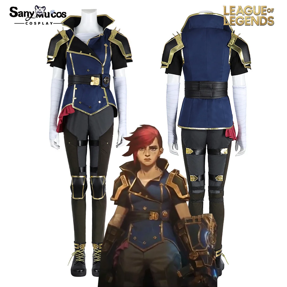 

SanyMuCos Collab Series：Vi Cosplay League of Legends/LOL Arcane Season 2 Vi Cosplay Costume Halloween Costume Holiday Gifts