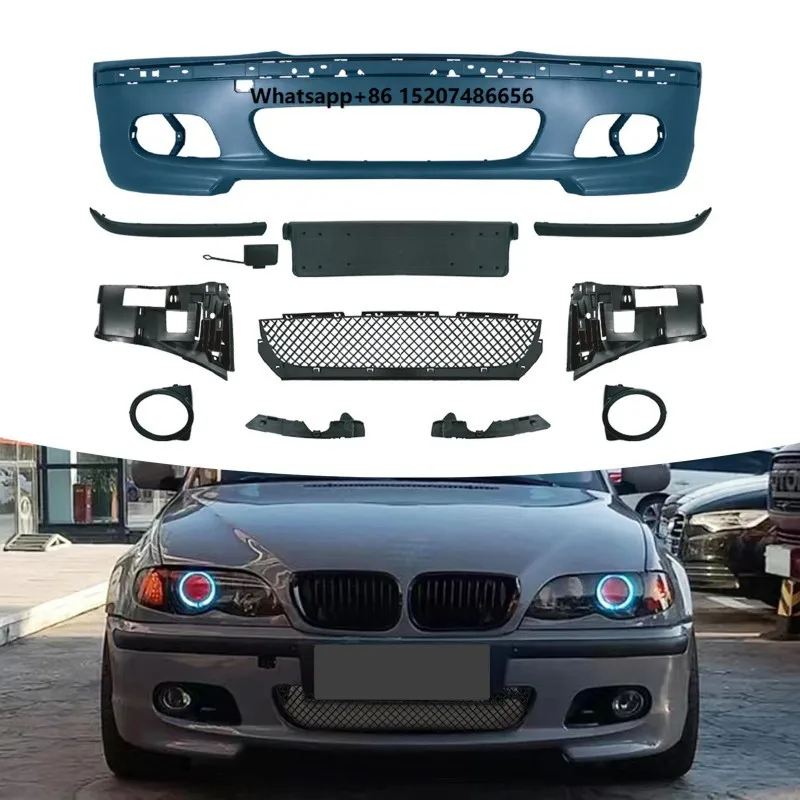 Fit E46 Bumper Optimal Performance for 3 Series E46 M3 Coupe Widebody  Rocket Rabbit Full Body Kit High Quality New