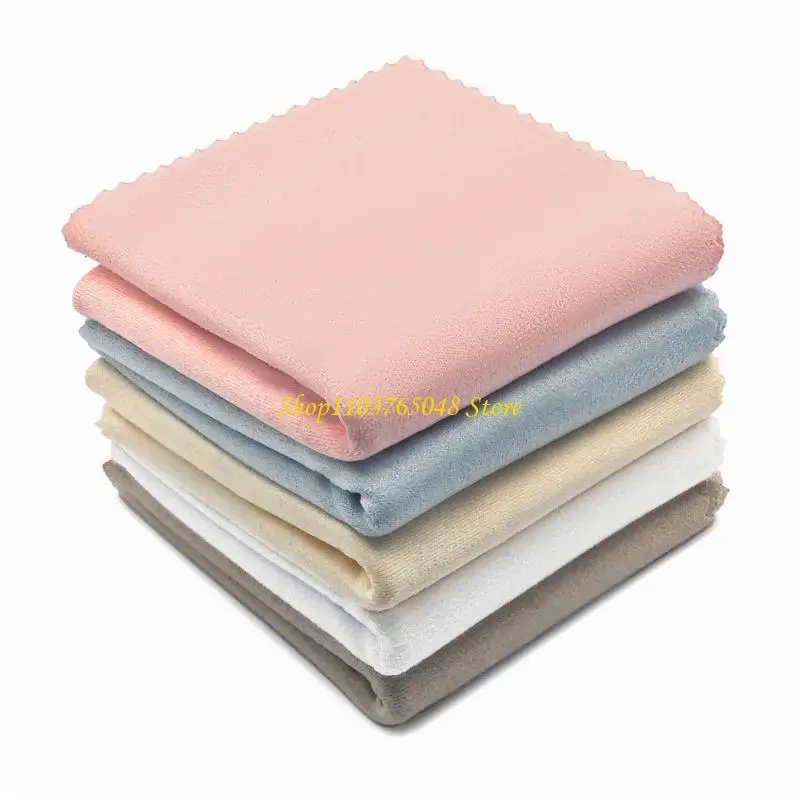 R53E 10PCS Instrument Wipes Dry Cleaning Cloth 31x31cm for Brass Woodwind Instruments Cleaning Cloth Absorbent Drying Cloth