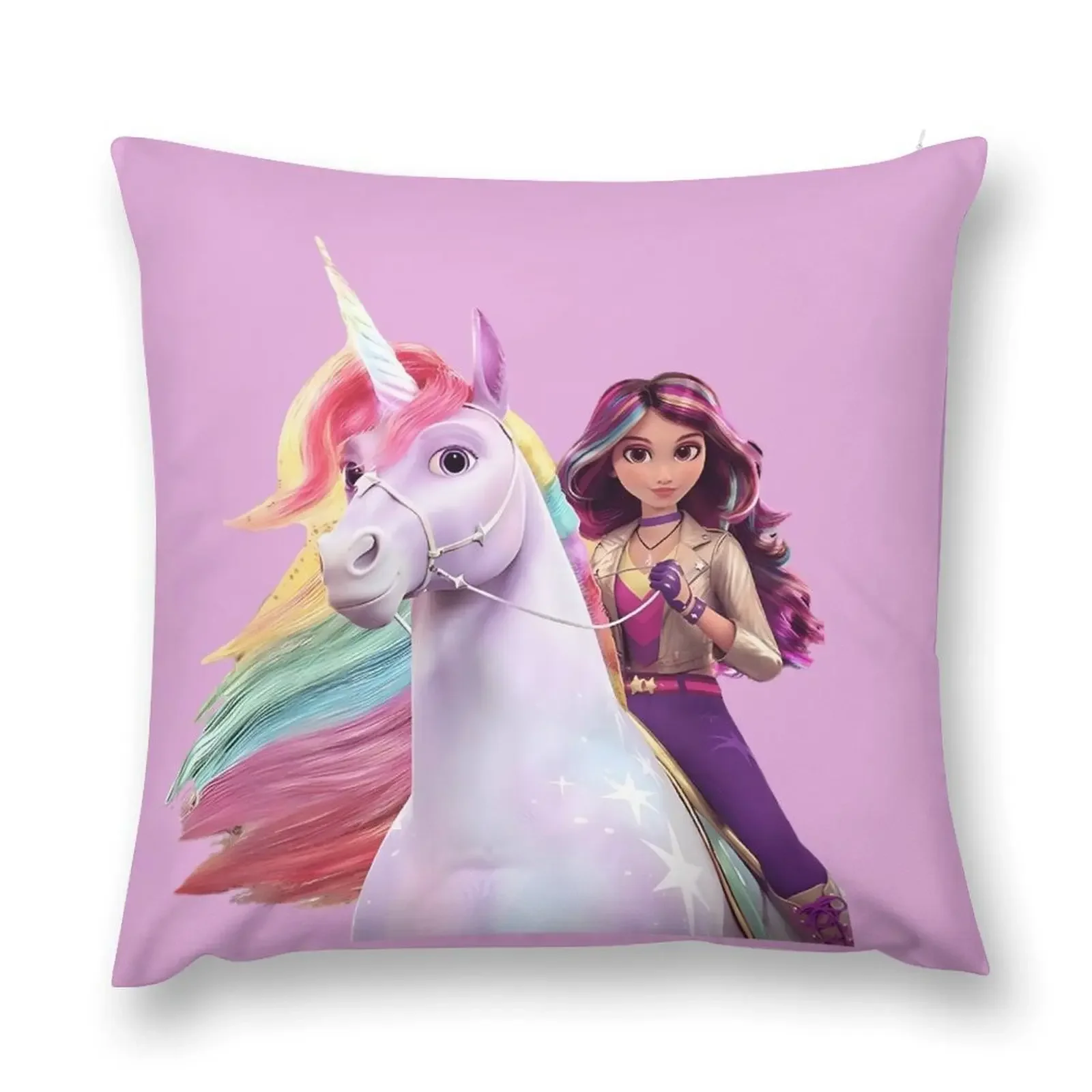 

Unicorn Academy Sophia Wildstar Throw Pillow Luxury Cushion Cover Decorative Pillow Covers For Sofa christmas pillow case