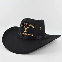 Homens e Mulheres Four Seasons Cowboy Hat, Jazz Cap, Knight Hat, Designer Brand, Frete Grátis