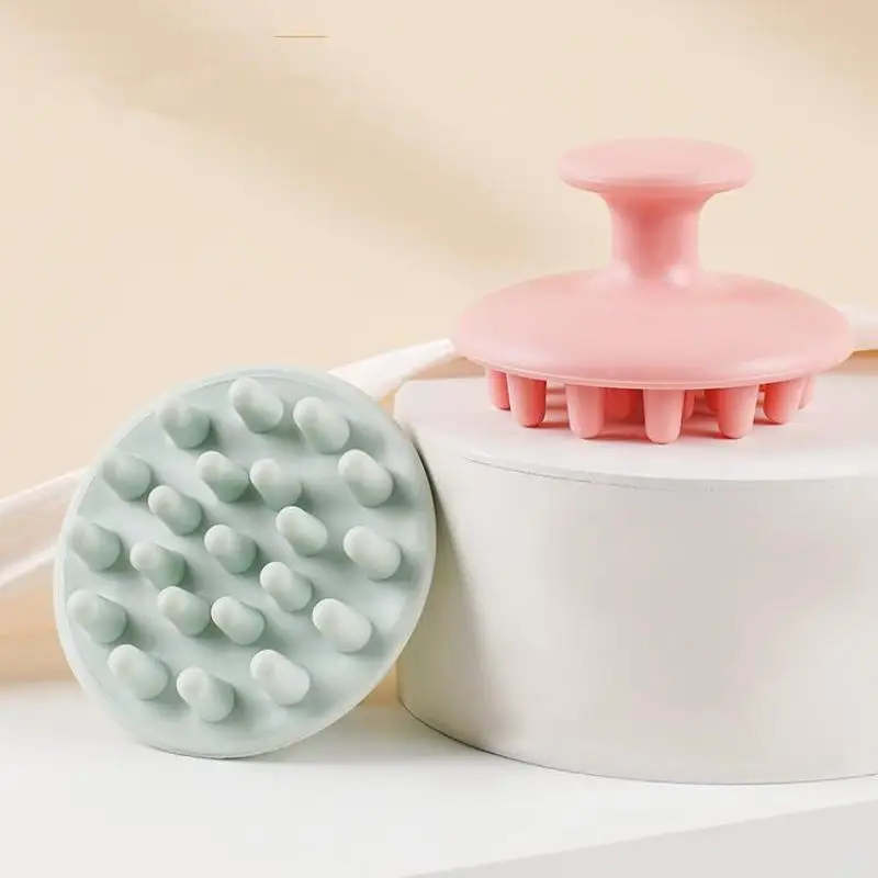 Silicone Shampoo Scalp Hair Massager Shampoo Massage Comb Bath Massage Brush Scalp Massager Hair Shower Brush Comb Care Tool