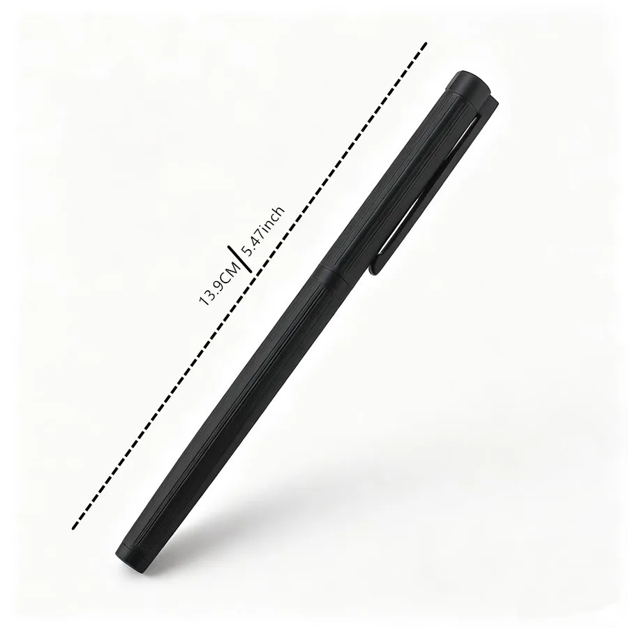 Nowy metalowy długopis wieczny Jinhao X850 czarno-złoty z irydową końcówką EF F, artykuły szkolne i biurowe, pióra na atrament, prezent, artykuły papiernicze. — zdjęcie produktu 6