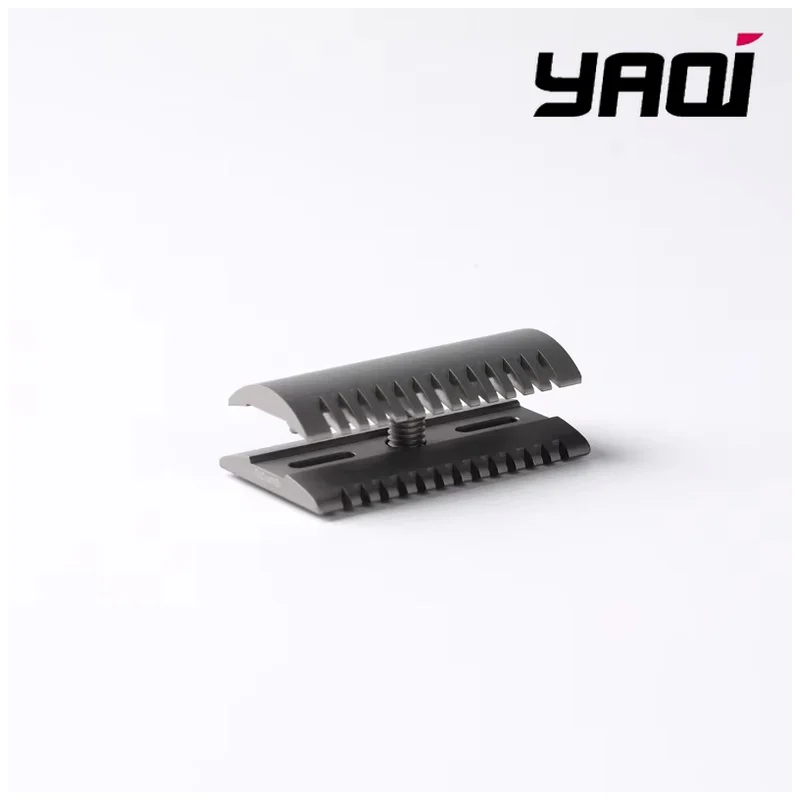 YAQI Open Comb Stainless Steel Double Edge Safety Razor Head Replacement Accessory Wet Shave Tools Best Gift for Men