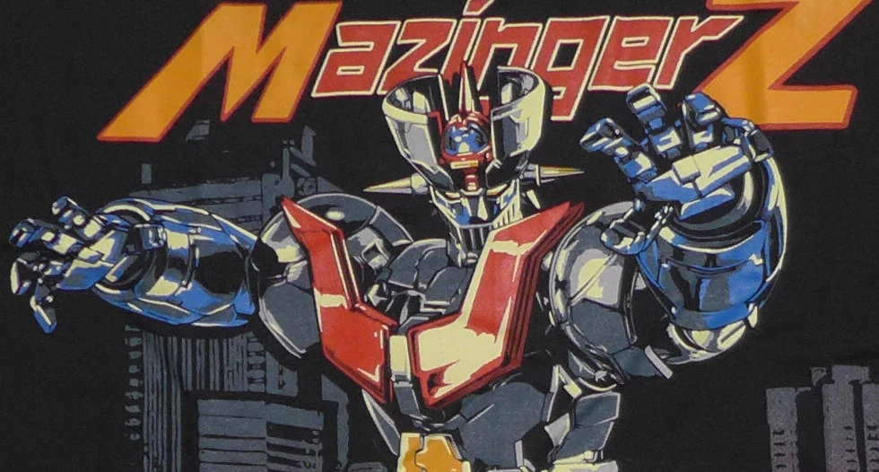 Mazinger Z Armored Super Hero Z Demon God Z Cartoon-style Imported Short-Sleeved T-Shirt T-SHIRT