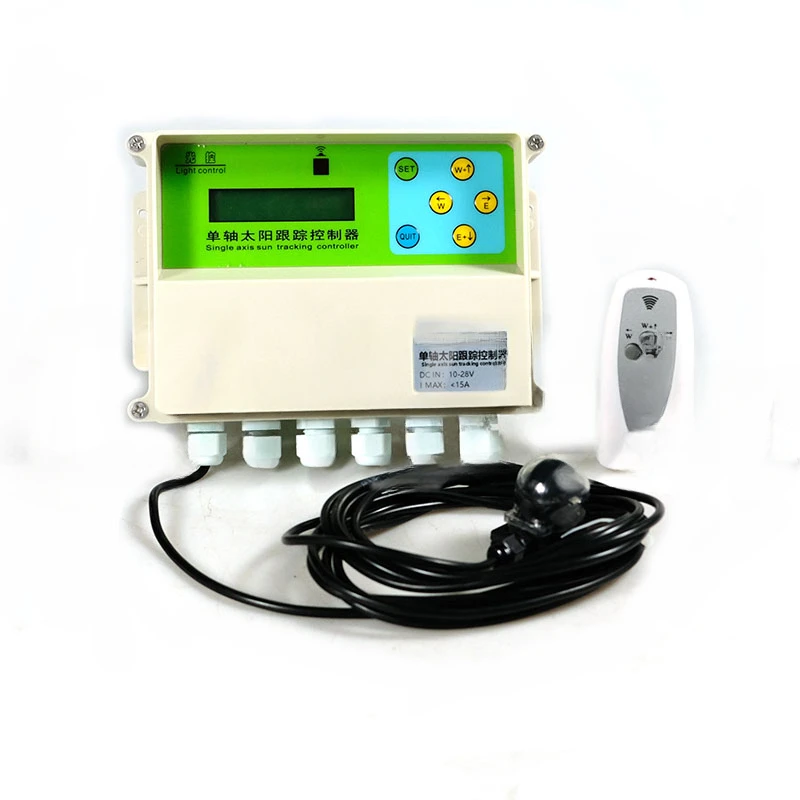 Single axis Sun Automatic Tracking Controller Wireless Slant Sun Tracker System Solar Panel Tracking Controller