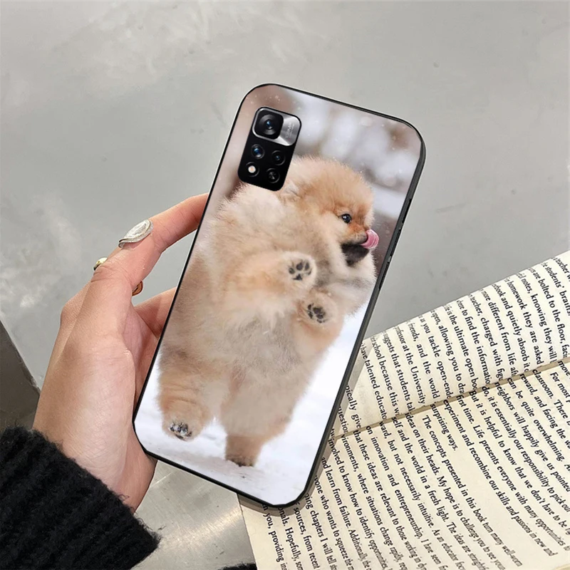 Phone Case for Xiaomi Redmi Note 13 12 11 10 Pro 12S 11S 10S Redmi 10 13C 9C 10C  Pomeranian Dog Case