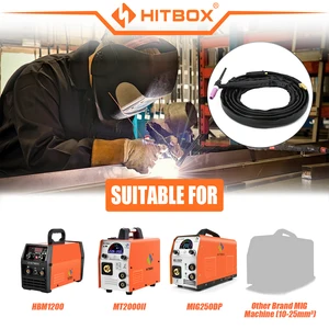 Tig Hitbox WP17V 13 Feet 4m 10-25mm Gas Burning Torch Tig Gas Burner 4m 10-25mm SR-17V AR-17V AD ARGON Tools 6 Main Slanding Sales for Refrigeration - №4