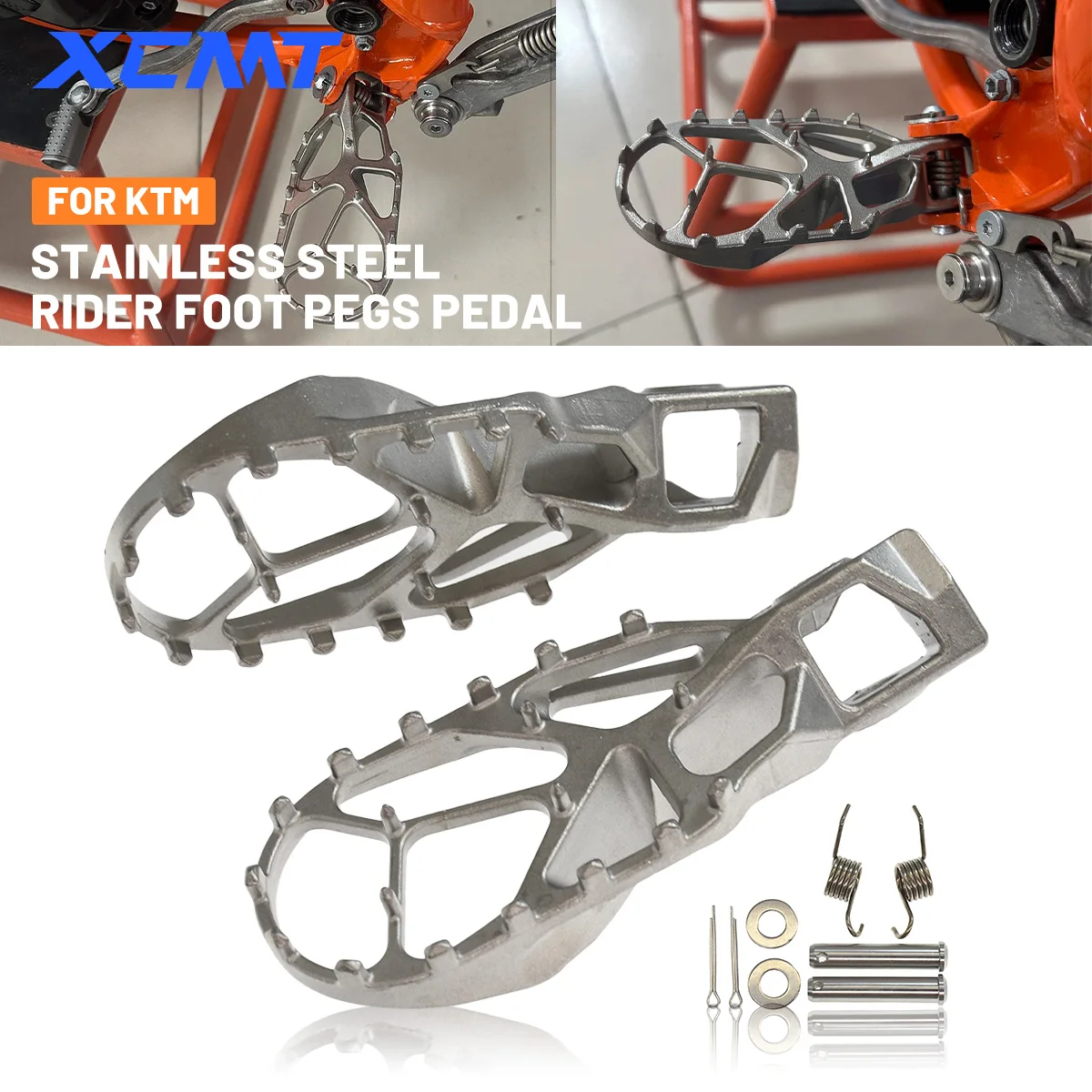 발받침 풋 페그 페달 레스트, 2024 액세서리, KTM XC XCF XCFW SX SXF XCW EXC EXC-F 125 150 250 300 450 XWF 350 500