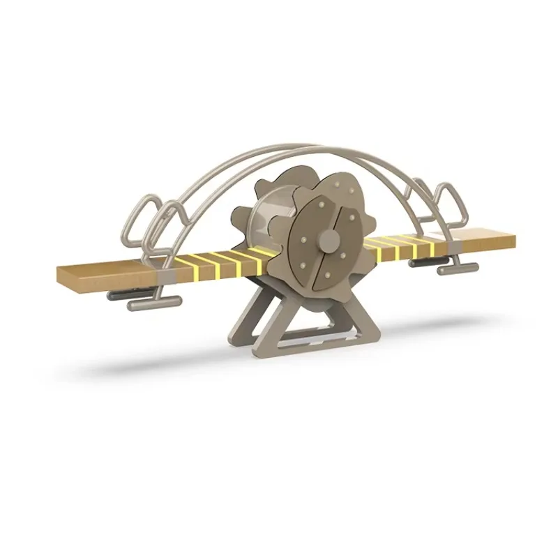 2027 Customized Outdoor Playground Equipment Technological Interaction Dynamic Music Seesaw for Children's