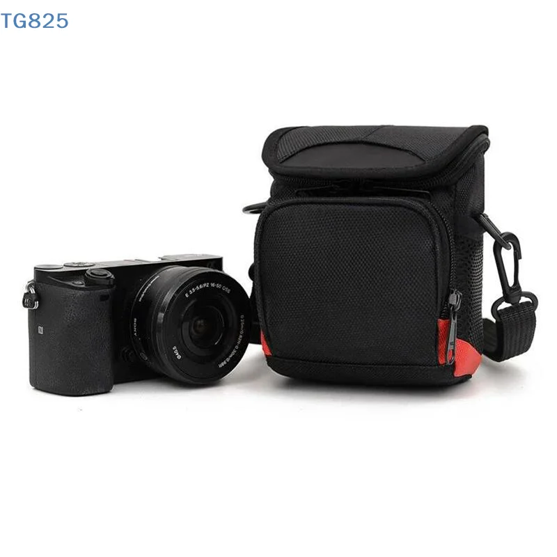 【AN】【AN】New Simplicity Waterproof SLR Camera Bag Nylon Digital Shoulder Bag Mini Black Photographer Backpack Micro Camera
