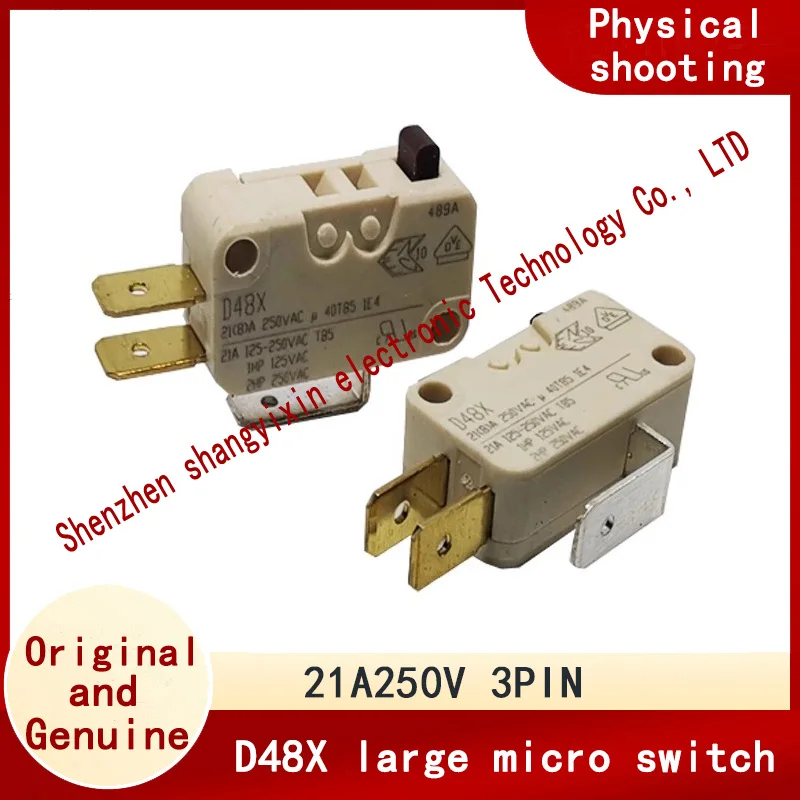 Original genuine D48X large micro switch 21A current 250V water heater key point contact limit switch