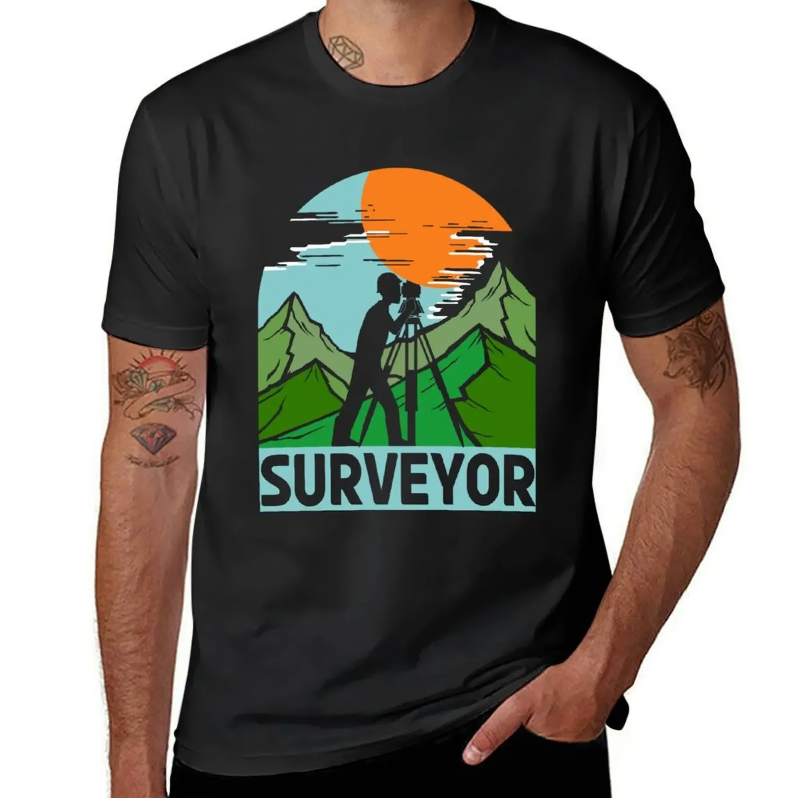 SURVEYOR T-Shirt essential t shirt customizeds man t shirt Men's t shirts