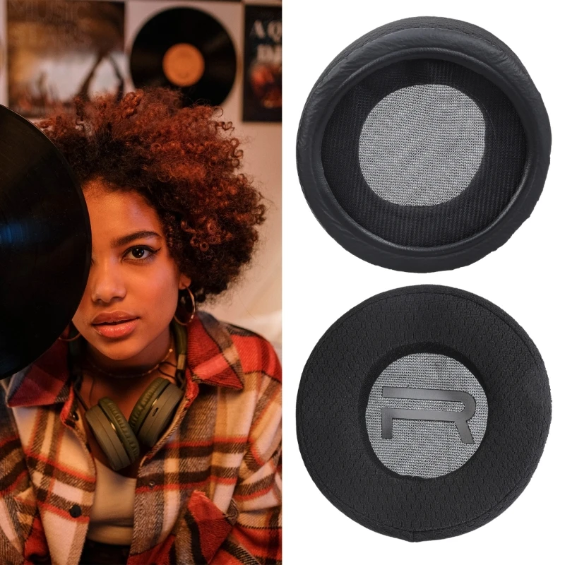1 par de almohadillas suaves para los oídos, funda para Plantronics RIG 400HX 500HX, esponjas para auriculares, orejeras, funda para auriculares