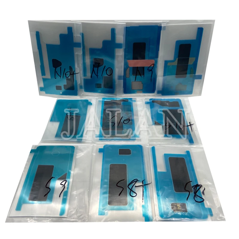 10pcs/bag LCD Adhesive Sticker For SAM Note 8 9 10 plus S8 S9 S10 S20 Display Screen Refurbish Repair LCD Back Sticker