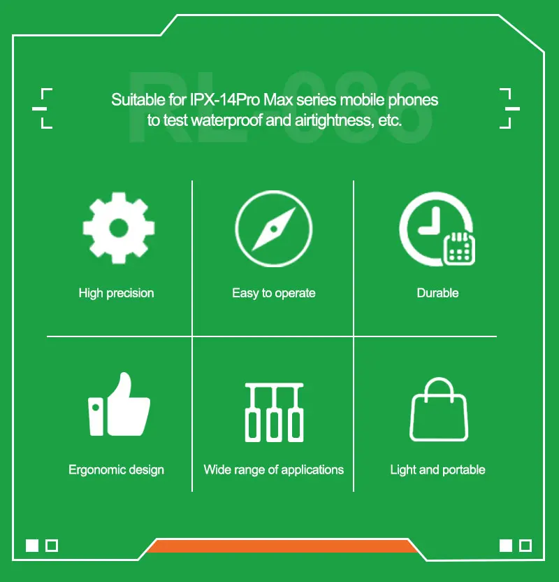RELIFE RL-086 Air Tightness Tester For iPhone Android Test Air Tightness Waterproof Performance Detection Refurbish Repair Tool