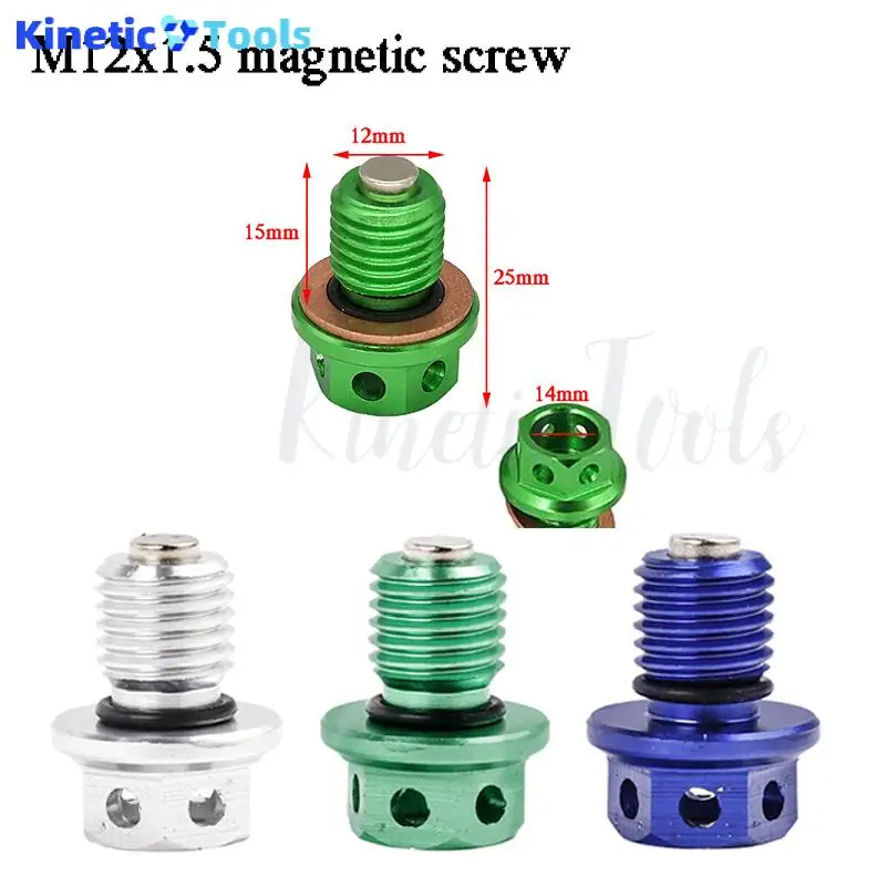 NEW M12x1.5 Magnetic Engine Oil Drain Plug and Washer Gasket For Honda HUSQVARNA  Pit Dirt Bike