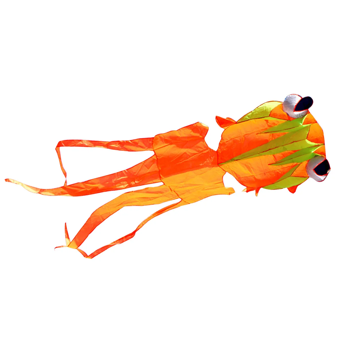 Goldfisch-Drachen, groß, bunt, weiche Seide, Einzelseil, Outdoor-Spaß, Tier-Sport, Flugspielzeug, Geschenk für Kinder und Erwachsene