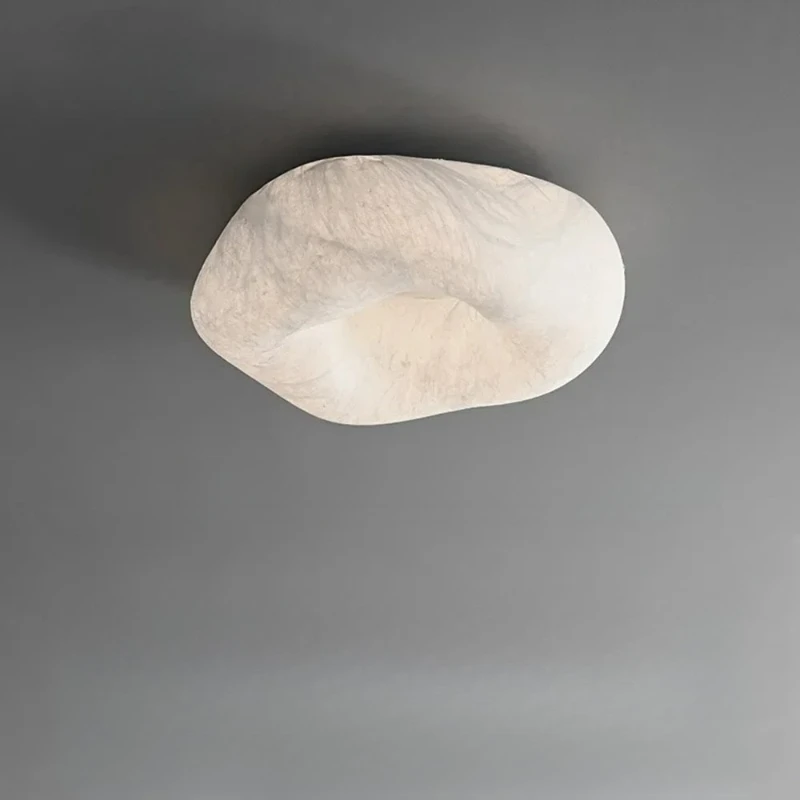 

Irregular Silk Ceiling Lamp Downlight with Remote Control Dimming for Bedroom Decoration